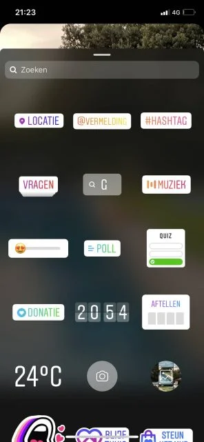 Functies Instagram Stories