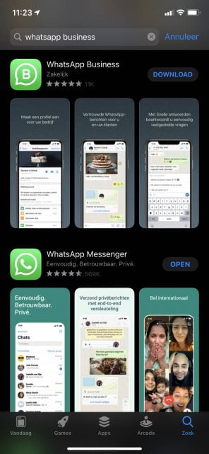 Whatsapp Business downloaden