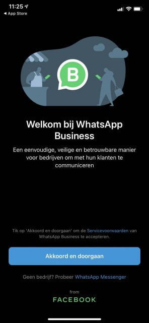 Whatsapp Business Installeren