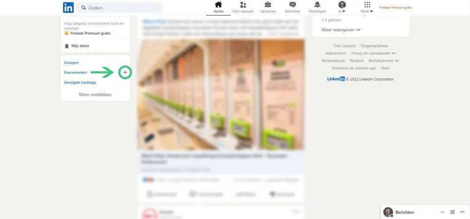 LinkedIn Event - Evenement aanmaken
