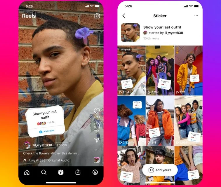 Facebook Instagram Reels