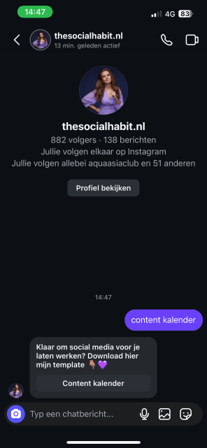instagram dm