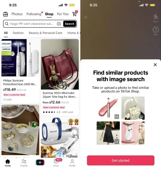 TikTok image search