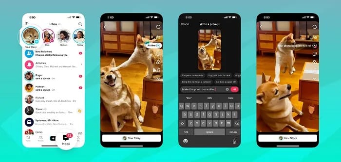 tiktok ai live