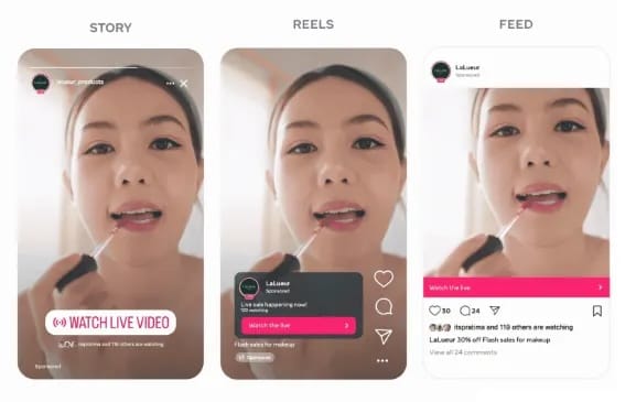 Meta breidt live shopping uit op Facebook en Instagram